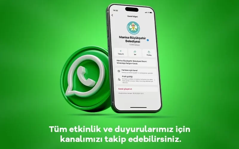 Manisa Büyükşehir’den WhatsApp hamlesi!