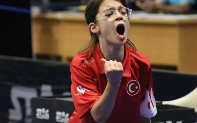 Muğlalı masa tenisi sporcusu Türkiye’yi temsil etti